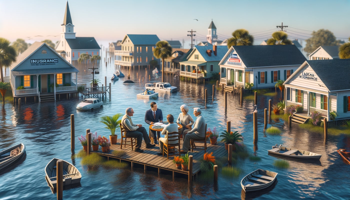 Photorealistic contextual image for: Your Neighbors, Your Insurance: The Enduring Value of Local Expertise in Slidell & Mississippi Gulf Coast